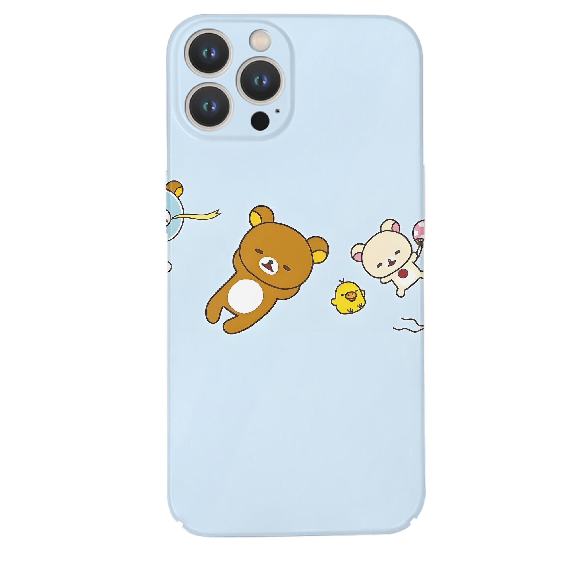 （画像用） リラックマ リラックマ キイロイトリ Rilakkuma Korilakkuma Kiiroitori 【iPhone 14シリーズ対応】ハードケース